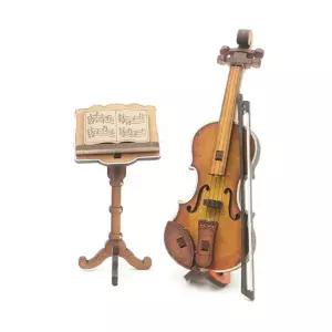 나무 모형 조립 63빌딩 DIY 현악기 바이올린