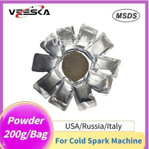 콜드 스파크 기계용 Ti 파우더  웨딩 파티 기계  먼지 인증  무대 조명 DJ 디스코  1-200 백/로트  200g