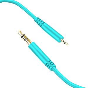 [미국배송] 교체용 BOSE 헤드폰 코드 3.5MM 남성에서 2.5MM 남성 헤드셋 보조 오디오 케이블 700 QUIETCOMFORT 25 QC35 QC35II QC45 JBL 튜닝 710BT 660NC 760NC 헤드셋(마이크 없음) -BLUE