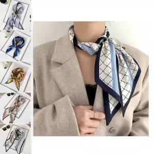 [하프클럽/]세련되고 고급스러운 이쁜 점선 다이아 쁘띠 스카프