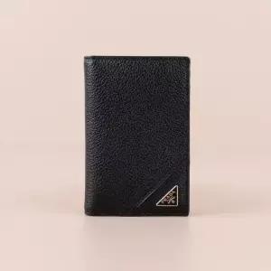 비텔로 삼각로고 플랩 카드지갑 블랙 2MC101 2CB2 F0002