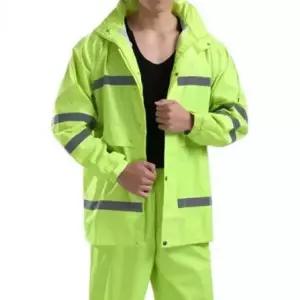 [하프클럽/]작업용 방수 안전우의 상하 구성 반사띠 포함 작업복