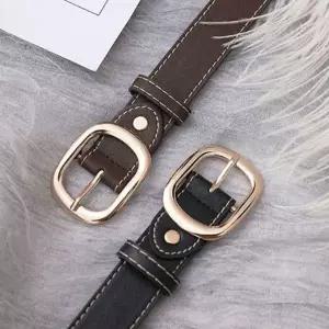 [하프클럽/]여성 직장인 출근 정장 캐주얼 원형 모던 대학생 벨트