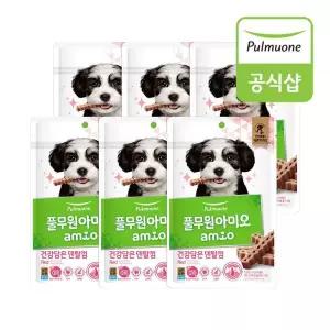 [하프클럽/]아미오 강아지 건강담은간식 덴탈껌 레드(100g) x 6개