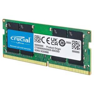 중요한 32GB 싱글 DDR4 3200 MT/S CL22 SODIMM 260핀 메모리 - CT32G4SFD832A