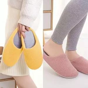[엄지척]여성슬리퍼 거실 겨울실내화 룸슈즈 방한 층간소음