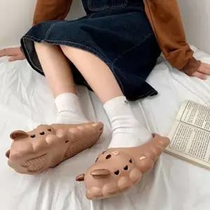 [엄지척]햄스터 슬리퍼 데일리 오피스 실내 클래식 층간 소음