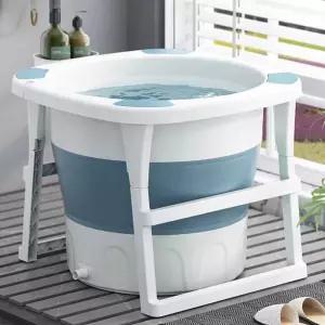 접이식 간이 욕조 반신욕기 가정용 사우나 홈 원룸