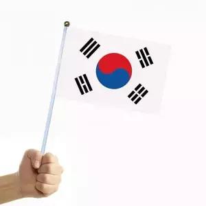 10개묶음 미니 태극기 깃발 응원 국기 수기 손태극기