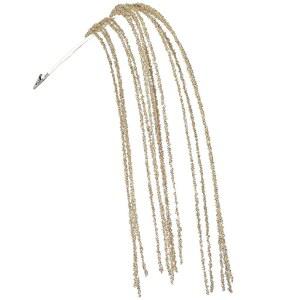 [미국배송] KI 스토어 골드 드립 퀸 크리스마스 트리 트리 갈랜드 장식용 스프레이 6개 캐스케이딩