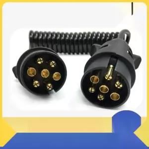 범용 캠핑 트레일러 리드선 케이블 소켓플러그 유럽식