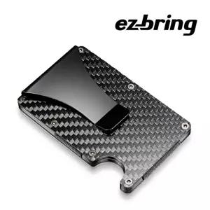 지갑 ez-bring 이지브링 항공소재 메탈카드지갑 머니클립 카본형