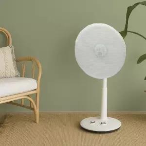 고품질 모던코지 선풍기 커버 헤드 머리 보관 덮개 화이트 (WFKDZAK)