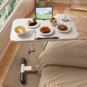 침대상 용식탁 침대노트북테이블 접이식 용 리프팅 침상 협탁 식탁 60x40