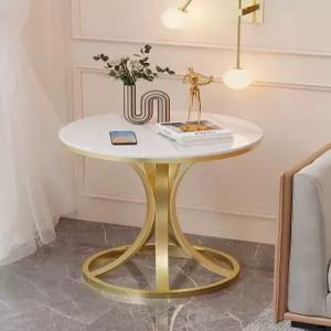 대리석 원형 테이블 티 사이드 쇼파 노르딕 커피 식탁 원탁 라운드 소파