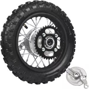 Dirt Pit Pro 트레일 바이크 42837T 체인 휠 10인치 2.510 리어 타이어 1.4 x 10 림 및 드럼 브레이크 포함