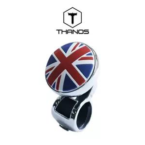 타노스 유니언잭파워핸들_블루미니봉 보조용 차량 핸들