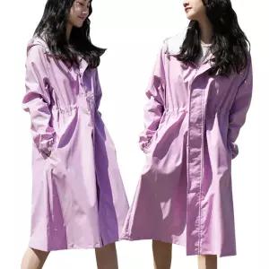 골프 캠핑 여성 우비 퍼플 레인코트 판초 우의 비옷 여자 등산 등산용