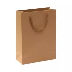 세로형 쇼핑백 (10p 19x26cm 브라운) DK64 봉투 문구용품 사무 포장 무지종이백 종이백 가방