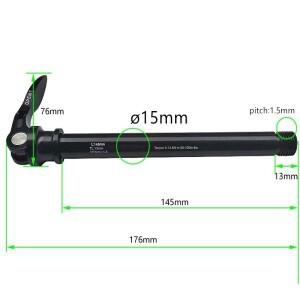호환 퀵릴리즈 카본 MTB 프레임  스루 액슬  자전거 부품  100x15mm  P 2021