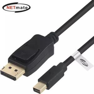 (Netmate) 미니 DisplayPort to v1.4 케이블 2MDP DP 디스플레이포트 음향 모니터 DP리피터 DP변환 영상 비