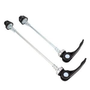 호환 1쌍 철 + 알루미늄 합금 퀵 릴리스 스큐어 설치가 쉬운 경량 휠 허브 26인치 자전거용