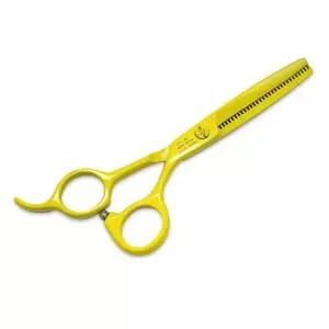 모모 컬러 미용 숱가위(옐로우)머리용가위 컷팅가위 머리컷팅 앞머리가위