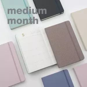 바이풀디자인 2026 기억보관함 미디움 월간 다이어리스케줄러 먼슬리 2026캘린더 2026플래너 다이러리 스케