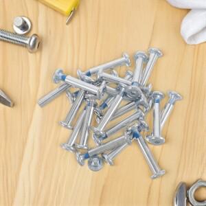 호환 롤러 스케이트 휠 액슬 나사 20개 베어링 육각형 패스너 성능 인라인