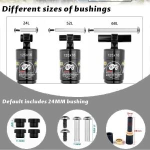 호환 165mm 리어 쇼크 업소버 자전거 MTB 코일 서스펜션 전기 스쿠터  산악