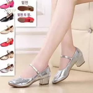 라틴 재즈 스포츠 여성 에어로빅 댄스화 벨리