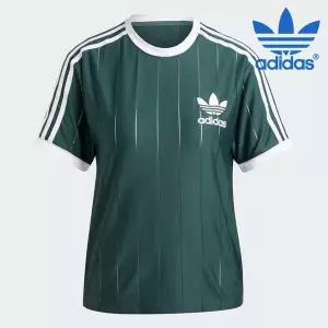 [아디다스][세일] 아디다스 여성용 반팔티// IY7230// 3 S PNST TEE 우먼스 아디컬러 3S 핀스트라이프 티