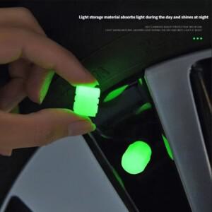 호환 자전거 밸브 캡 타이어 림 스템 커버 노즐 오토바이 액세서리 빛