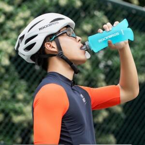 호환 ROCKBROS 자전거 소프트 쉘 물병  야외 캠핑 등반 접이식 스포츠 Mtb 도로 사이클링 장비  500ml
