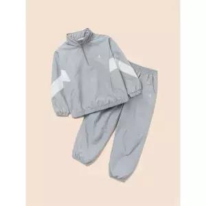 빈폴 키즈 배색 반집업 플리스 안감 2PCS 상하 세트 라이트 그레이 (BI5Y41U042) 308110