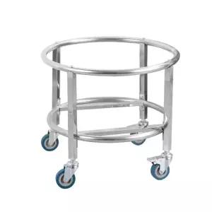 육수 운반카트 들통 원형 국통 지름 바퀴통 식당 운반