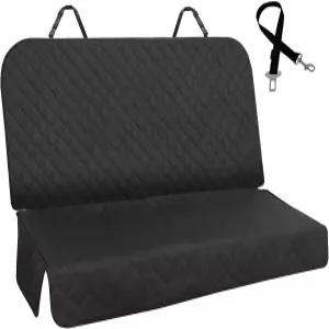 반려견용 물색 카시트 커버 뒷좌석용 미끄럼 방지 리어 방수 카벤치 시트 트럭 SUV용 개 (벤치)