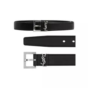 26SS 시그니처 로고 벨트 블랙 634440 BRM0E 1000