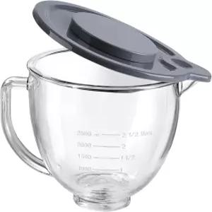 KitchenAid용 Gdrtwh 유리 그릇 4.5-5 쿼트 틸트 헤드 스탠드 믹서 KitchenAid 장인 그릇으로 교체