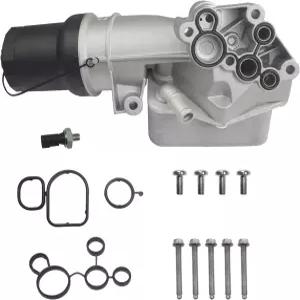 오일 쿨러 및 센서 엔진 장착 볼트가 장착된 FBXINTUM 알루미늄 필터 하우징 아우디 폭스바겐 차량 TT 제타