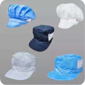 방진모자 크린룸 무진복 하늘색 백색 남색 네이비 제전모자