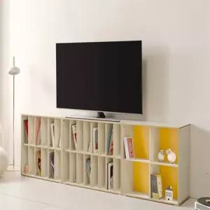 2단 와이드형 LPM마감 예쁜책장