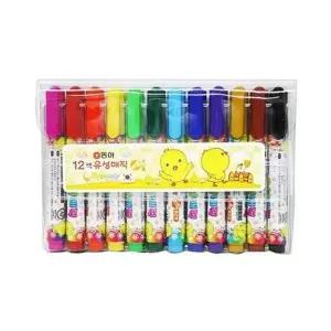 동아 유성매직 12색 노랑병아리 세트(1개입) (WFKFOGH)
