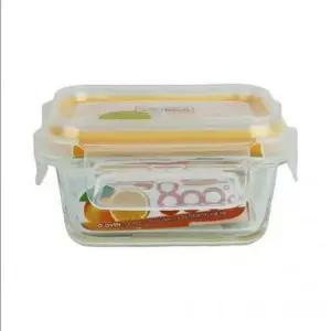 오븐락 내열유리 미니 찬통 직사각 150ml