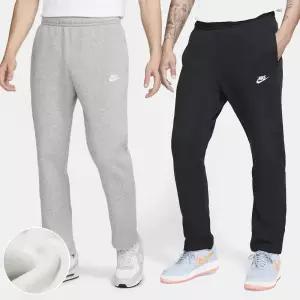 나이키 기모 일자바지 플리스 트레이닝 팬츠