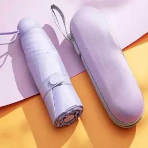 양산 라벤더 캡슐형 5단 초경량 우산 암막 캡슐양산 WFIR5PQ