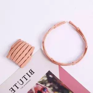 핑크 여성 밴드 여자머리띠 여름헤어밴드 휴대용 예쁜 머리띠 얇은 WFISBH8