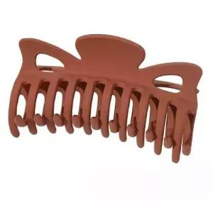 무광 빅사이즈 브라운 올림머리 헤어 집게핀 왕 집게 WFIR5NR