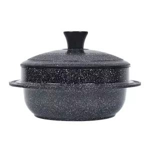 [퀸센스] 국내생산 IH 인덕션 티타늄 세라믹 코팅 전통 가마솥 뚝배기 18cm..