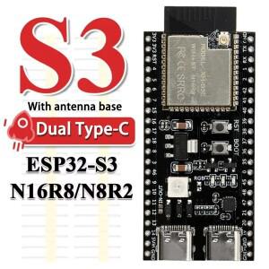 ESP32-S3-DevKitC-1 개발 보드 Arduino 용 BT 2.4G Wifi 모듈 8MB PSRAM 16MB 플래시 N16R8 42Pin CH340C T
